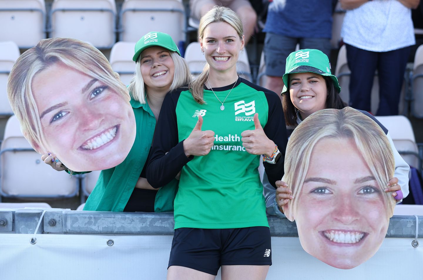 Southern Brave fans at the Ageas Bowl